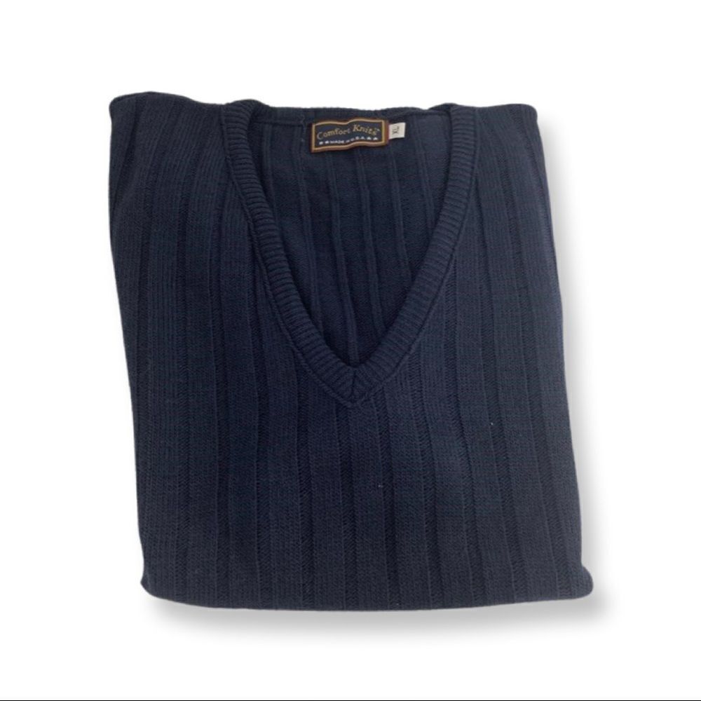 NWT Men’s Navy Blue Comfort Knits Sweater Vest  